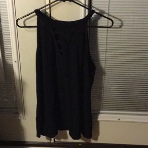 Black tank top